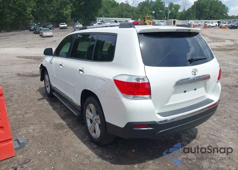 2013 Toyota Highlander Limited V6 z USA, uszkodzony, nr VIN 5TDYK3EH6DS091307